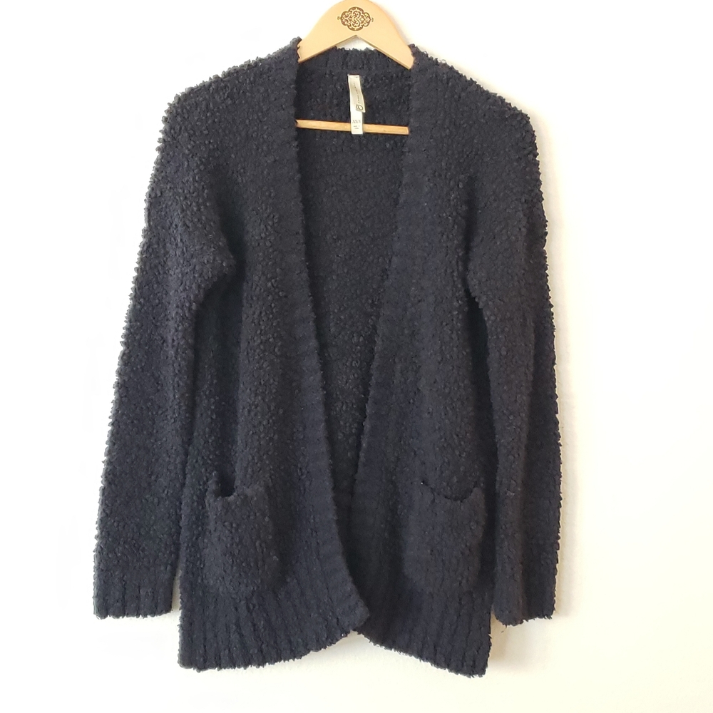 Aeropostale LLD Blue Open Long Comfy Cardigan